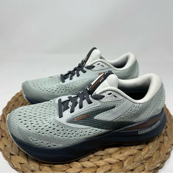 BROOKS Adrenaline GTS 24 Running Shoes Mercury Ebony Copper Size 8 Women's - Picture 4 of 9